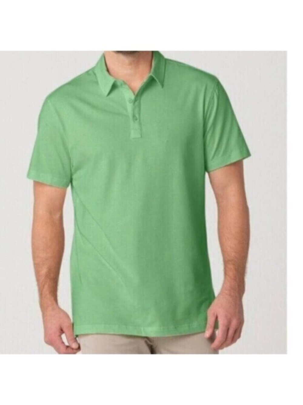 NWT Swet Tailor Men's Pistachio Green All In Polo Swet Polo Size Large